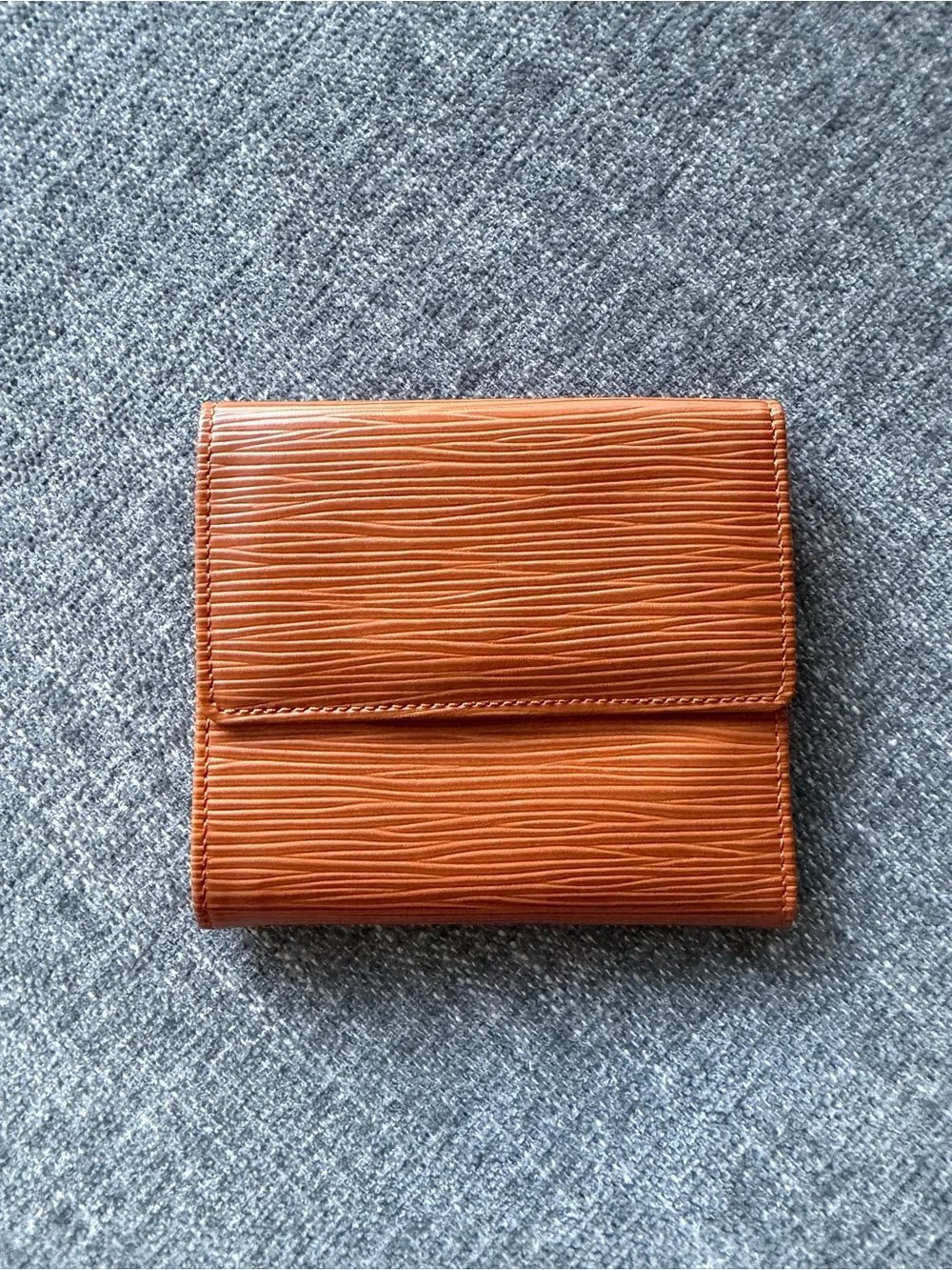 Louis Vuitton Brown Epi Leather Card & Key Holder